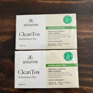 ✨NEW✨ Arbonne Clean Tox Tea (2 Boxes)